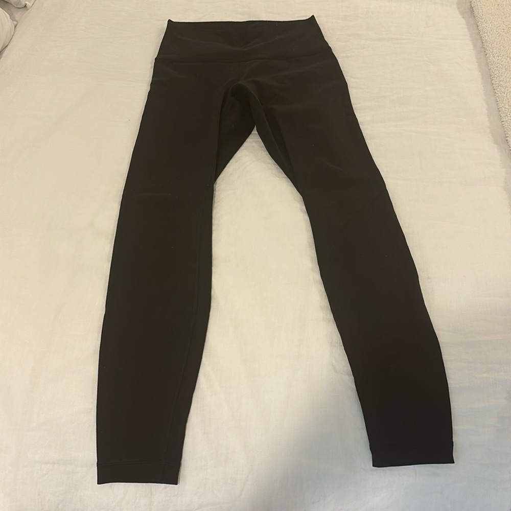 LULULEMON leggings size 4, black, ankle length